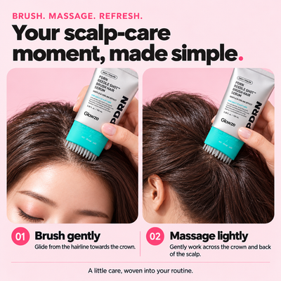 Glowze PDRN Brush Hair Serum