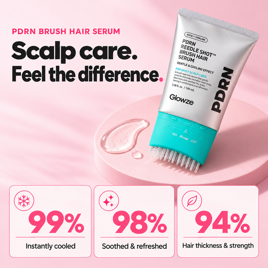 Glowze PDRN Brush Hair Serum