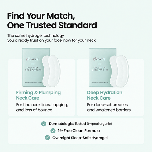 Glowze neck patch benefits comparison
